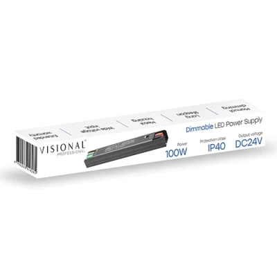 Dimmable LED power supply 24V, 4.16A, 100W, IP40