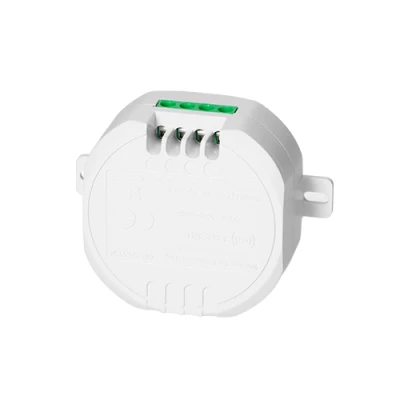 Bezvadu sienas slēdzis montāžas kārbai ar radio uztvērēju