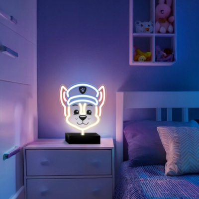 LED Neon Light Sign on stand - PAW PATROL CHASE