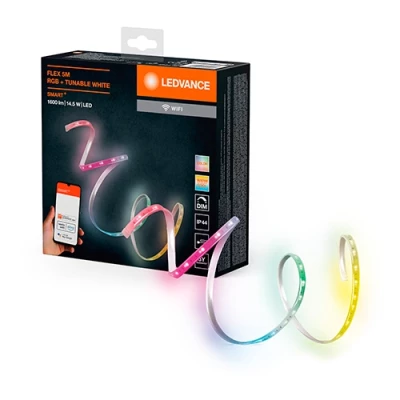Smart LED strip 5m, 2.9W/m, RGBTW, IP44