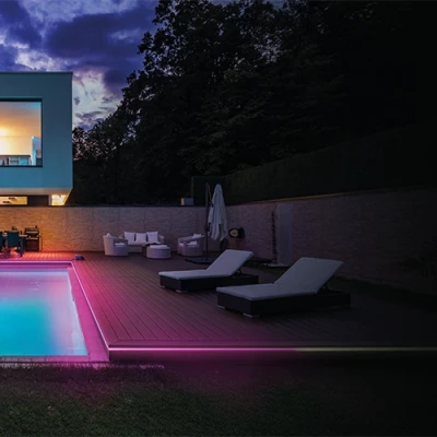 Neon LED strip with remote 3m, 5W/m, RGB, IP44