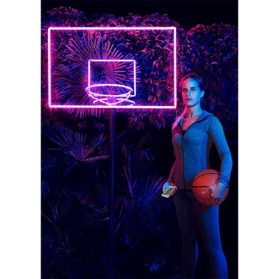 Neon LED strip with remote 5m, 4.6W/m, RGB, IP44