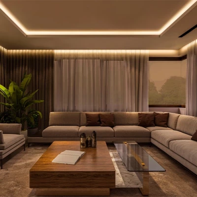 LED COB strip 5m, 4.8W/m, 3000K, IP20