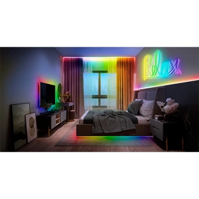 Smart LED COB strip with remote 3m, 7.3W/m, RGB, IP20