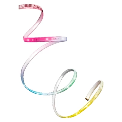 LED COB strip with remote control and audio receiver 5m, 4W/m, RGB+WW, IP20