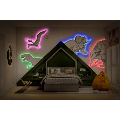 LED лента с пультом 3m, 2.2W/m, RGB+WW, IP20