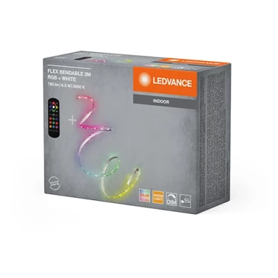 LED лента с пультом 3m, 2.2W/m, RGB+WW, IP20