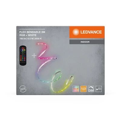 LED лента с пультом 3m, 2.2W/m, RGB+WW, IP20