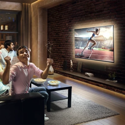 LED лента для подсветки телевизора, 1.5m, 2.8W, IP20, 3500K, USB