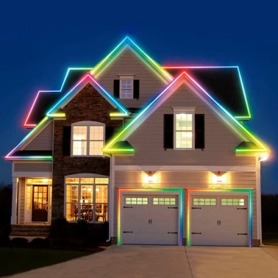 LED неоновая многоцветная лента, 10 Вт/м, Ø 20 мм, IP67