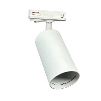 Single-phase track light, excl. GU10, max 10W, IP20