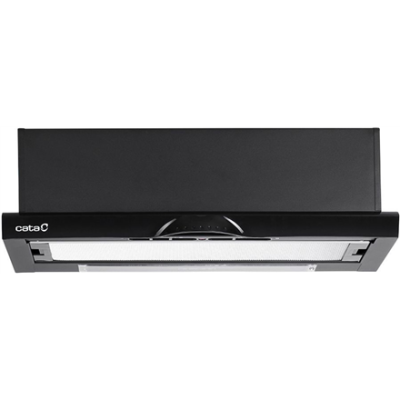 CATA | Hood | TF-5260 / C | Telescopic | Energy efficiency class E | Width 60 cm | 325 m³ / h | Mechanical Slider Control | Black