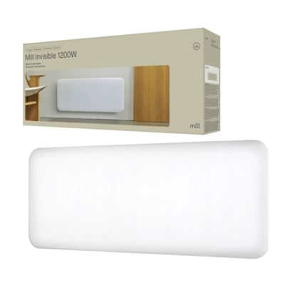 Mill | Heater | IB1200DN Steel | Panel Heater | 1200 W | Number of power levels 1 | Suitable for rooms up to 14-18 m² | White | N / A