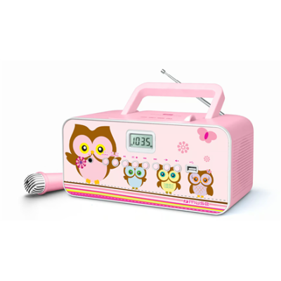 Muse | M-29KP | Portable radio CD / MP3 player with USB | 30 W | Pink / Image