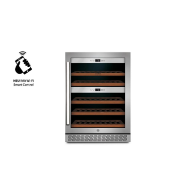 Caso | Wine cooler | WineChef Pro 40 | Energy efficiency class G | Showcase | Free standing | Bottles capacity Up to 40 bottles | Cooling type Compressor technology | Stainless steel / Black
