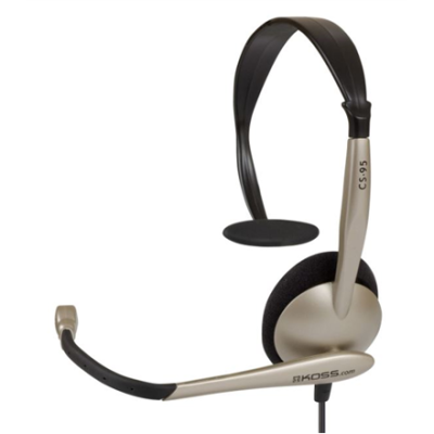 Koss | Headphones | CS95 | Wired | On-Ear | Microphone | Black / Gold