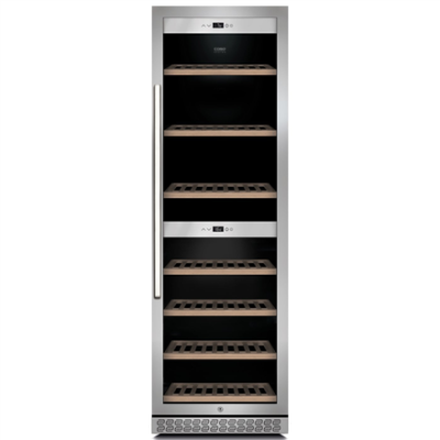 Caso | Wine cooler | WineChef Pro 180 | Energy efficiency class G | Showcase | Free standing | Bottles capacity 180 bottles | Cooling type Compressor technology | Stainless steel