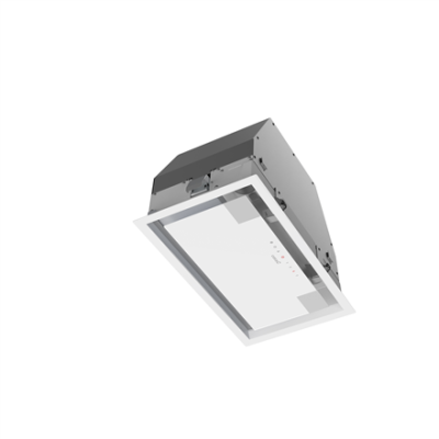 CATA | Hood | GC DUAL A 45 XGWH | Canopy | Energy efficiency class A | Width 45 cm | 820 m³ / h | Touch control | LED | White glass