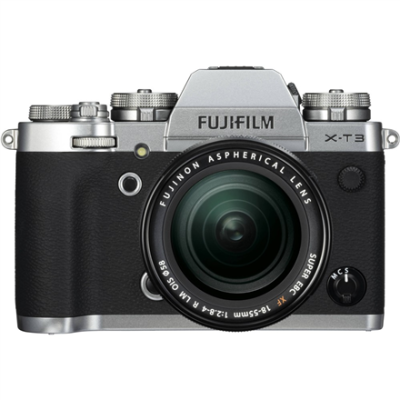 Fujifilm | X-T3 + XF18-55 | Mirrorless Camera Kit | 26.1 MP | ISO sensitivity (max) 51200 | Display diagonal 3.0 " | Video recording | Magnification 0.75 x | Viewfinder | CMOS | Silver