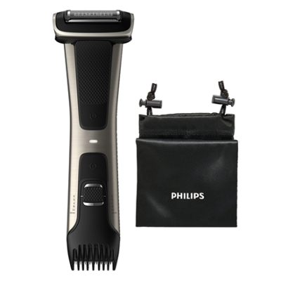 Philips | Showerproof body groomer | BG7025 / 15 | Body groomer | Number of length steps 5 | Black / Stainless