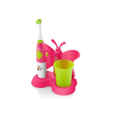 ETA | Toothbrush with water cup and holder | Sonetic ETA129490070 | Battery operated | For kids | Number of brush heads included 2 | Number of teeth brushing modes 2 | Pink