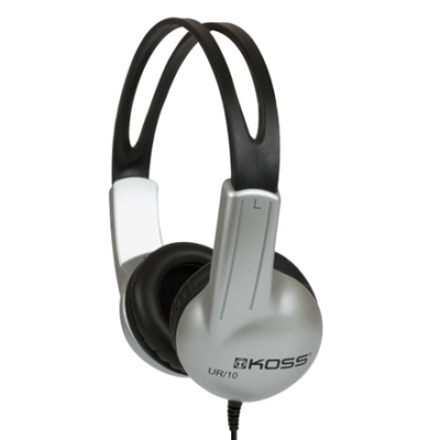 Koss | Headphones | UR10 | Wired | On-Ear | Silver / Black