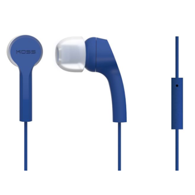 Koss | Headphones | KEB9iB | 3.5mm (1 / 8 inch) | In-ear | Microphone | Blue
