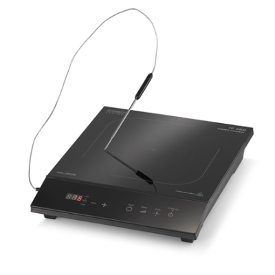 Caso | Table hob | TC 2400 ThermoControl | Number of burners / cooking zones 1 | Sensor touch | Black | Induction