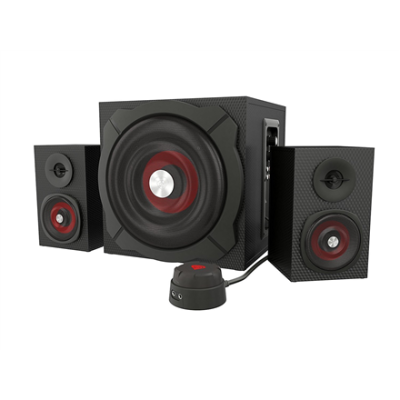 GENESIS Helium 610BT Computer Speakers, Wired, Bluetooth, Black | Genesis | Helium 610BT | Bluetooth | Red / Black | Computer Speakers