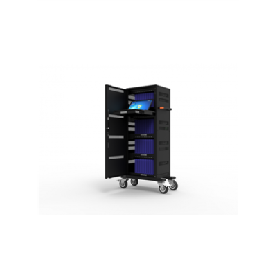 PORT CONNECT | Charging Cabinet 40 tablets + 1 Notebook | For notebook up to 17’’; Protection against overvoltage; Smart charge; 3 points lock; Ergonomic side bar; Charge progress indicator; Integrated UV lamp destroys viruses and bacteria; Omnidirect