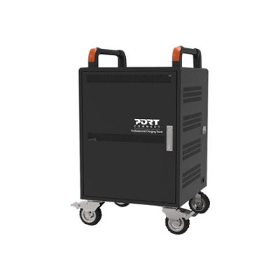 PORT CONNECT | Charging Cabinet 20 Notebooks + Rack 19" - 1 U | 1 x RJ45 port. Protection against overvoltage.