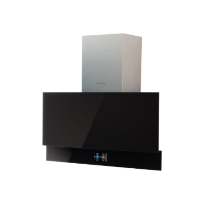 CATA | Hood | Goya PRO 90 BK | Wall mounted | Energy efficiency class A+++ | Width 90 cm | 842 m³ / h | Touch control | LED | Black glass