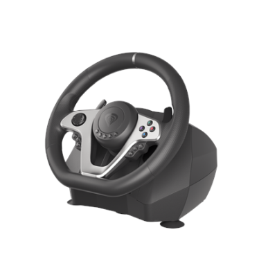 Genesis | Driving Wheel | Seaborg 400 | Silver / Black | Game racing wheel