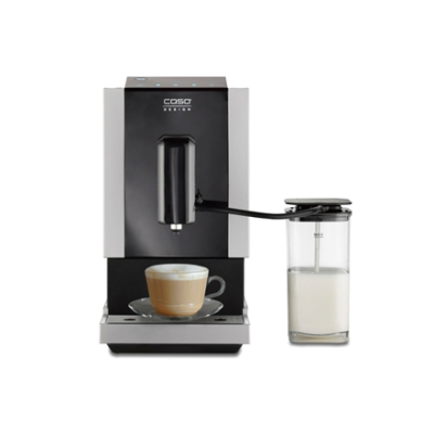 Caso | Coffee Machine | Café Crema Touch | Pump pressure 19 bar | Built-in milk frother | Automatic | 1470 W | Black / Stainless steel