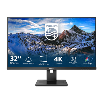 Philips | LCD Monitor with PowerSensor | 328B1 / 00 | 31.5 " | VA | 4K UHD | 16:9 | 60 Hz | 4 ms | 3840 x 2160 pixels | 350 cd / m² | Audio out | HDMI ports quantity 2 | Black