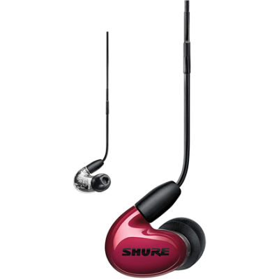 Shure 3BA Earphone, Red W / MODEL:RMCE-UNI | Shure