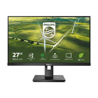 Philips | 272B1G / 00 | 27 " | IPS | 16:9 | 75 Hz | 4 ms | 1920 x 1080 pixels | 250 cd / m² | HDMI ports quantity 1 | Black