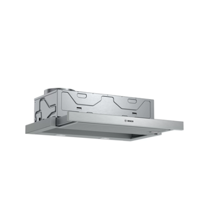 Bosch | Hood Serie 4 | DFM064A53 | Telescopic | Energy efficiency class A | Width 60 cm | 270 m³ / h | Push Buttons | LED | Silver