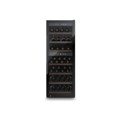 Caso | Smart Wine Cooler | WineExclusive 126 | Energy efficiency class G | Showcase | Free standing | Bottles capacity 126 bottles | Cooling type Compressor technology | Black
