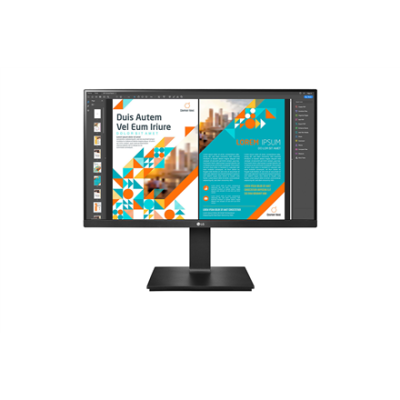 LG | Monitor with AMD FreeSync | 24QP550-B | 23.8 " | IPS | QHD | 16:9 | 75 Hz | 5 ms | 2560 x 1440 pixels | 300 cd / m² | HDMI ports quantity 2 | Black