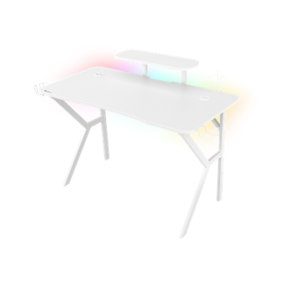 Genesis | Gaming Desk | Holm 320 RGB | White