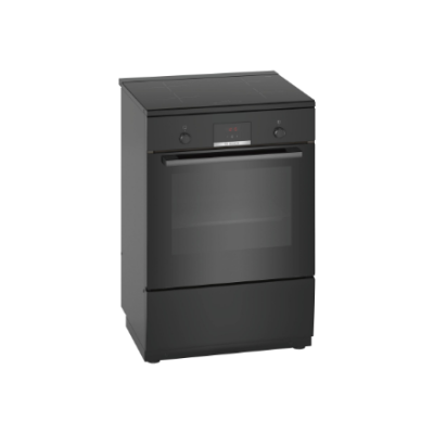 Bosch | Cooker | HLN39A060U | Hob type Induction | Oven type Electric | Black | Width 60 cm | Grilling | Red LED | Depth 60 cm | 66 L