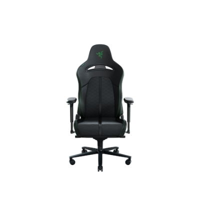 Razer Enki Gaming Chair with Enchanced Customization, Black / Green | Razer Ergonomic Gaming Chair Enki EPU Synthetic Leather; Steel; Aluminium | Black / Green