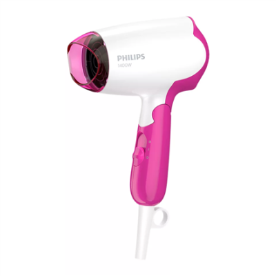 Philips | Hair Dryer | BHD003 / 00 | 1400 W | Number of temperature settings 2 | White / Pink