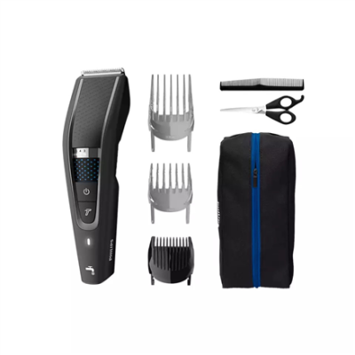 Philips | Series 5000 Beard and Hair Trimmer | HC5632 / 15 | Cordless or corded | Number of length steps 28 | Step precise 1 mm | Black