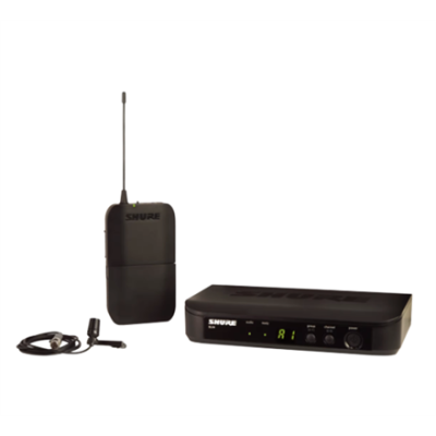 Shure | Wireless Presenter System with CVL Lavalier Microphone | BLX14E / CVL | Black | Wireless connection