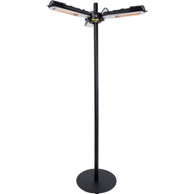 SUNRED | Heater | PH10, Bright Parasol | Infrared | 2000 W | Black / Silver | IP34