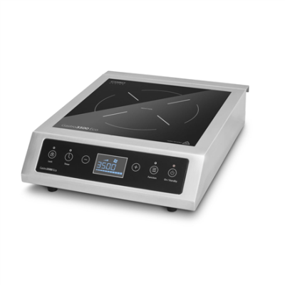 Caso | Hob | Gastro 3500 Eco | Number of burners / cooking zones 1 | Touch | Black / Stainless Steel | Induction