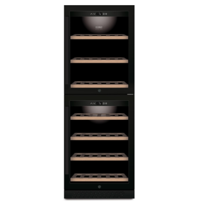 Caso | Wine Cooler | WineChef Pro 126-2D | Energy efficiency class G | Free standing | Bottles capacity 126 | Black