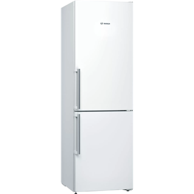 Bosch | Refrigerator | KGV366WEP | Energy efficiency class E | Free standing | Combi | Height 186 cm | Fridge net capacity 214 L | Freezer net capacity 94 L | 39 dB | White